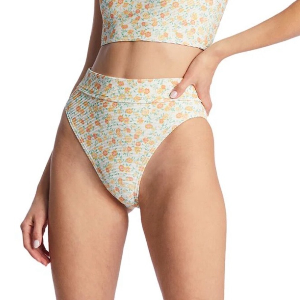 NWT Aint She Sweet Tanlines Rise Bikini Bottom